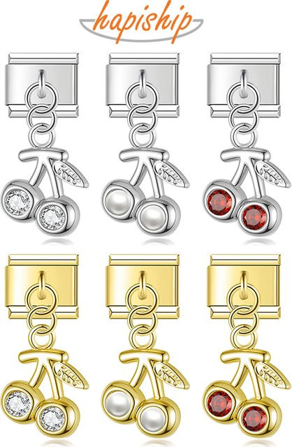 Hapiship Charms Fruit Cherry, Edelstahl, Unisex - Bild 1