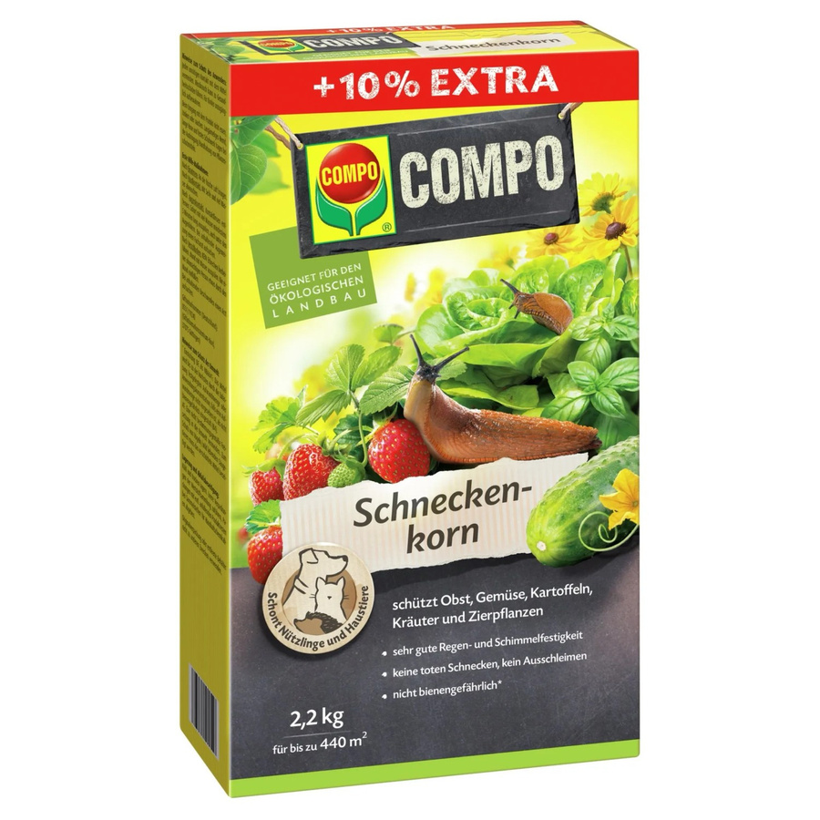 Compo Schneckenkorn Granulat gegen Nacktschnecken 2,2 kg - Bild 2