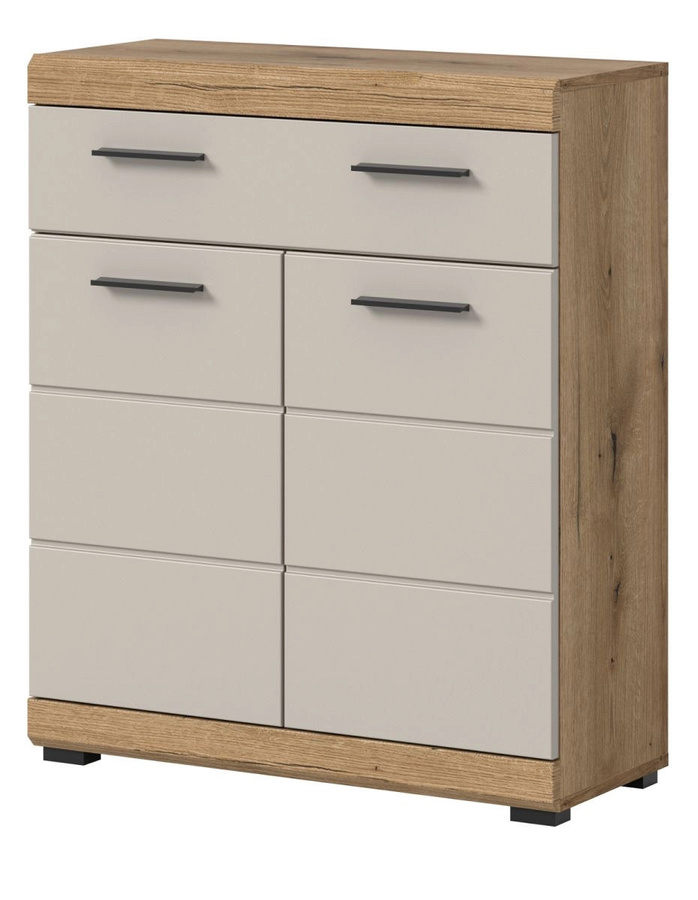 Badezimmer Kommode Shawn von Inn.Furn in Sand und Eiche, B/H: 74 x 88 cm - Bild 2