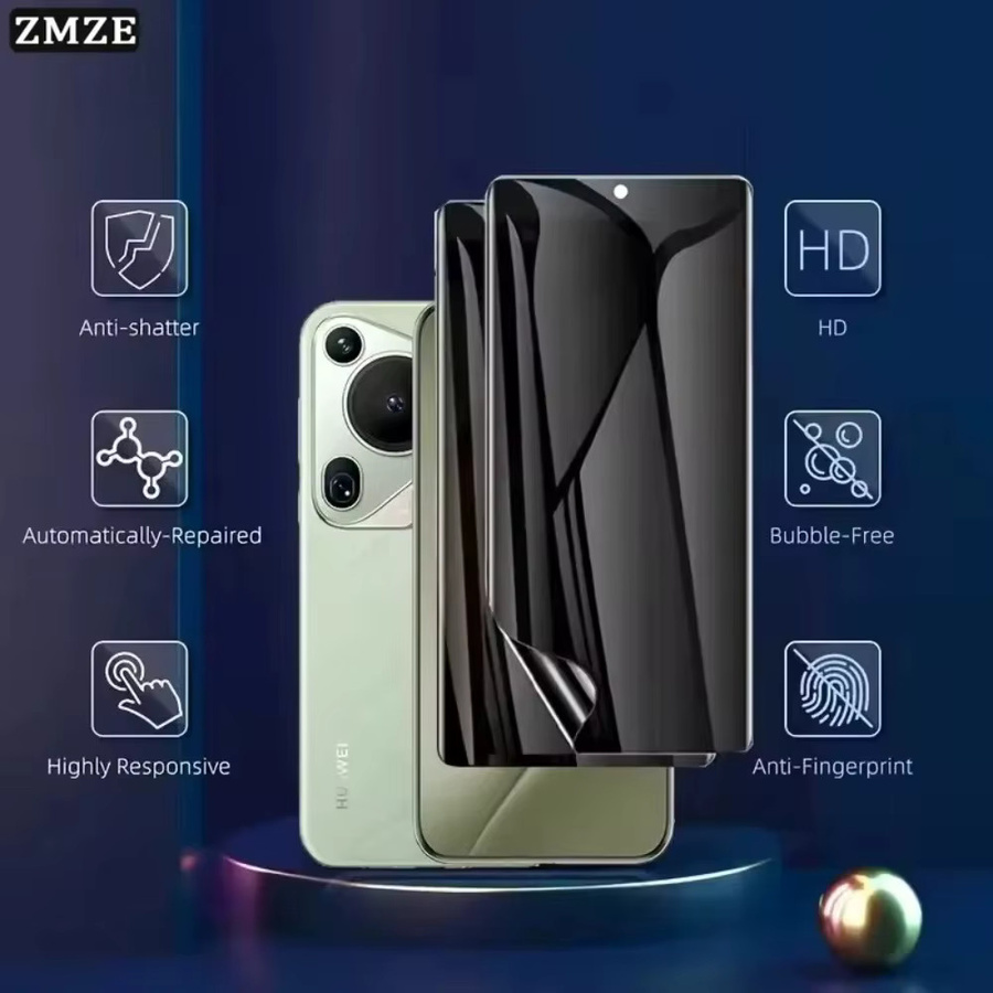 2 Stück Privatsphäre-Hydrogel-Displayschutzfolie für Huawei Pura 80 70 Pro Max Ultra Pro Anti-Spionage und Anti-Kratzer - Bild 3