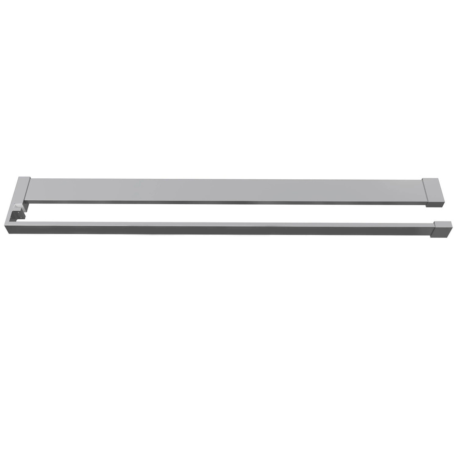 Duschparadies Duschregal und Handtuchhalter aus Aluminium in Chrom Hochglanz, B/H/T: 100 x 13 x 3 cm - Bild 2