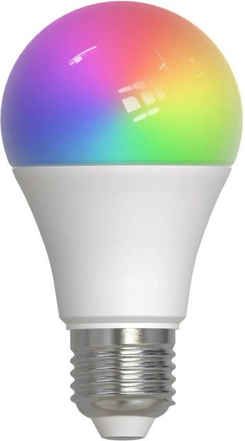 LUUMR Smart LED E27 Leuchtmittel A60 RGBW in Weiß mit WLAN und Tuya-Unterstützung für Amazon Alexa und Google Assistant - Bild 1