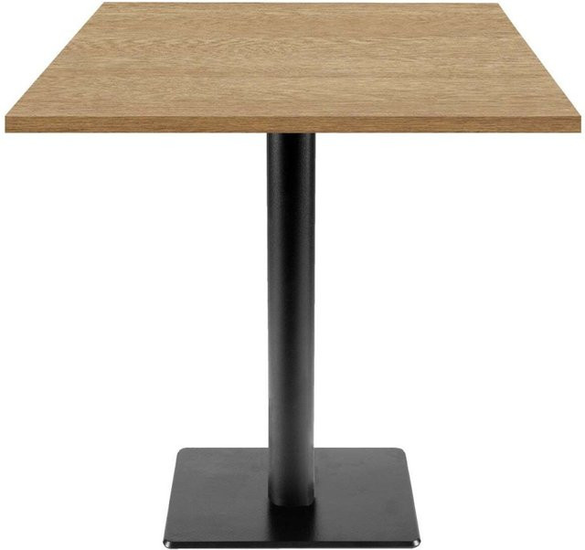 RestooTab Tisch Milan T quadratisch in Eiche Honig, B/T/H: 70 x 70 x 75 cm - Bild 1
