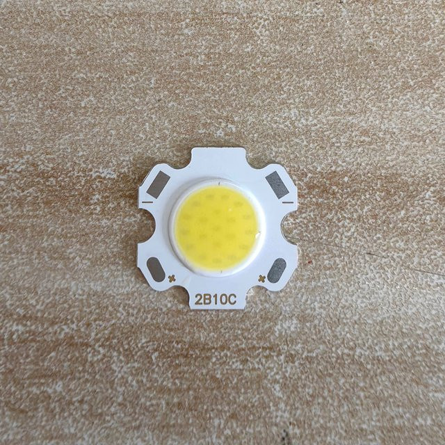 10 Stück Hochleistungs LED COB Chips für Strahler und Downlights, Farbe Weiß, erhältlich in 3W, 5W, 7W oder 10W mit 11mm oder 20mm Durchmesser - Bild 1