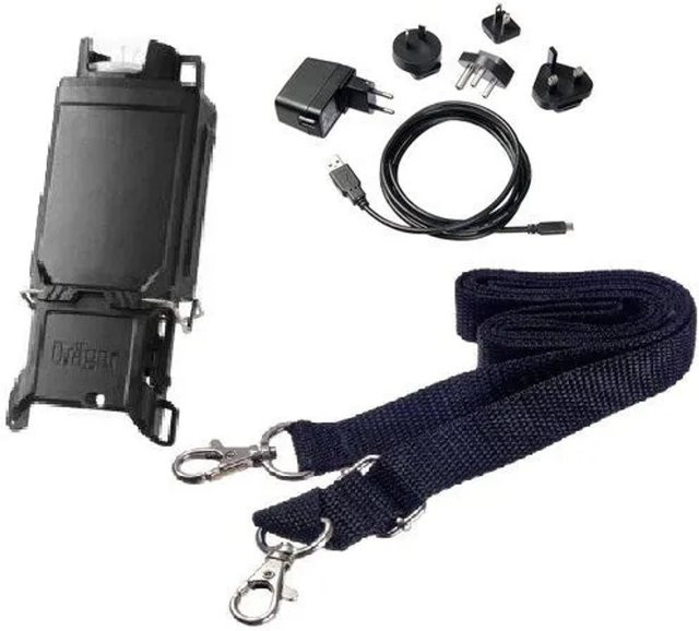 Dräger X-am Pumpe inklusive USB-Netzteil und Tragegurt in Schwarz - Bild 1