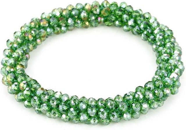 Armband, Kristallglasperlen, Bunt, Damen, Bohemian - Bild 1