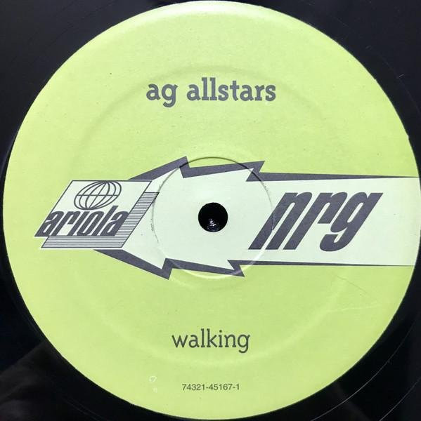 Allstars - Walking 12-Zoll Vinyl Single Ariola 1996 US Dance & Electronica in Weiß - Bild 1