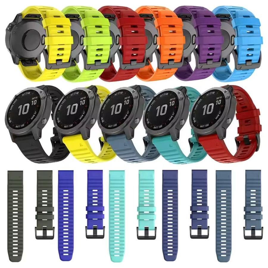 QuickFit Uhrenarmband Silikon, Multicolor, Unisex - Bild 2