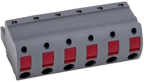PTR Hartmann Leiterplattensteckverbinder grau mit 7 Polzahl und 7,62 mm Rastermaß 54961070421D - Bild 1