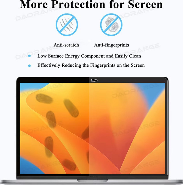 Transparente Displayschutzfolie für Apple MacBook Air und Pro, weiche Schutzfolie für 11, 13, 14, 15 und 16 Zoll Modelle mit Touch Bar und M1/M2 Chips - Bild 1
