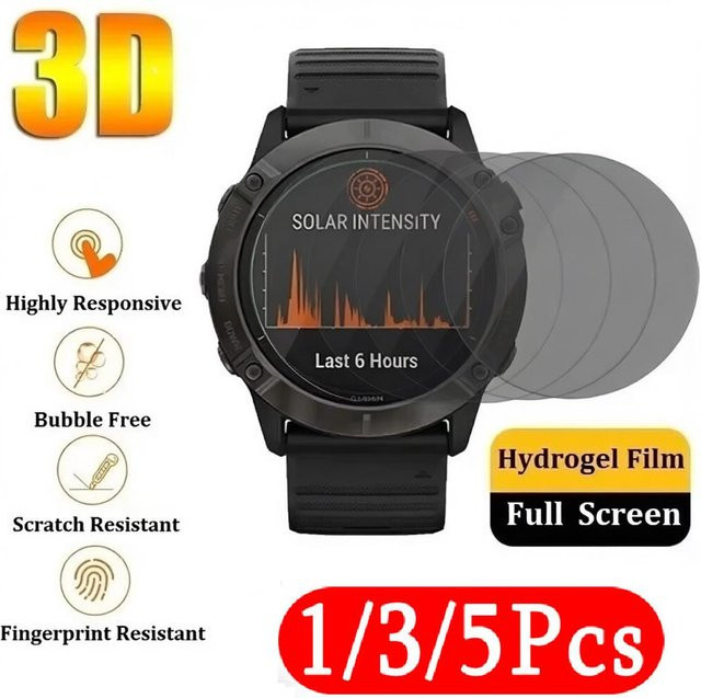 Garmin Smartwatch Privacy Hydrogel Displayschutzfolie, 47mm, 51mm - Bild 1
