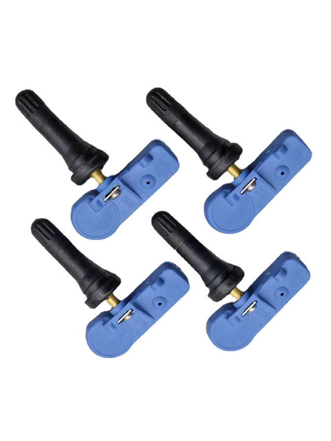 4 Stück GANGLE Reifenluftdrucksensor 433MHz für Cadillac CTS Escalade Chevrolet Aveo Cruze Opel Adam in Blau - Bild 2
