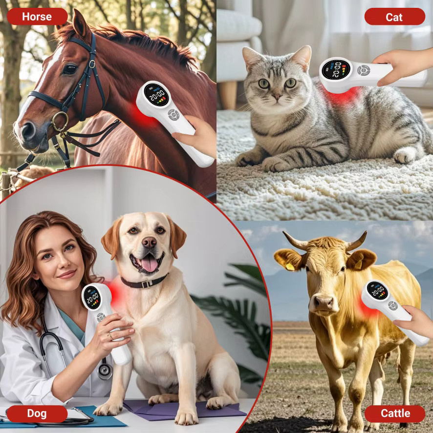 ZJKC Lasertherapie-Maschine, Rotlichttherapie, Weiß, Unisex - Bild 5