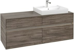 V&B Waschtischunterschrank Collaro mit LED-Beleuchtung, B/T/H: 140 x 54,8 x 50 cm - Bild 1