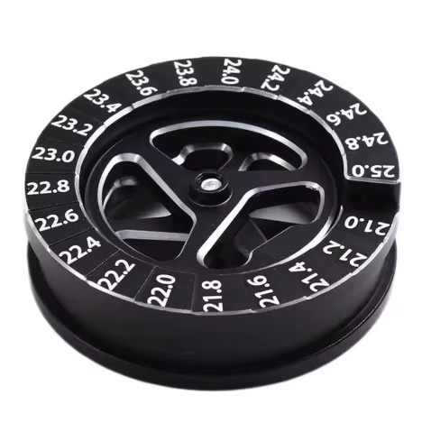 E-Star Hub Achseinstelllineal für 1/10 RC Car Repair Tool, Zubehör, Schwarz, Metall - Bild 4