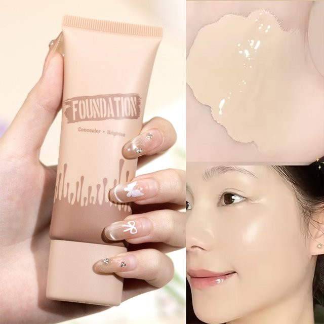 Hello Kiss Liquid Foundation, Matt, Creme, Unisex - Bild 1