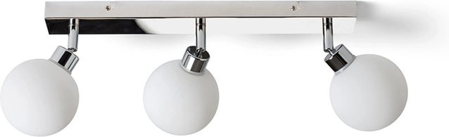 Rendl Deckenleuchte BOLLY III in Chrom und Weiß mit Opalglas, IP44, G9 Fassung - Bild 1