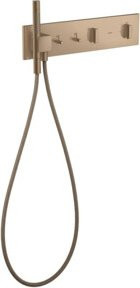 Hansgrohe ShowerComposition UP-THM Fertigset Duschsystem mit 2 Verbrauchern in Brushed Red Gold - Bild 1