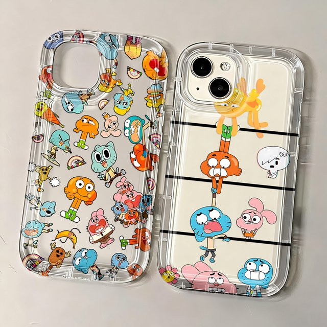 Bandai Handyhülle The Amazing World of Gumball für Samsung Galaxy S25 S24 S23 S22 S21 S20 S10 Note20 Note10 FE Ultra Plus in Multicolour - Bild 1