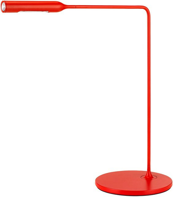 Lumina Flo Desk LED-Schreibtischleuchte in Rot Matt mit dimmbarer warmweißer Beleuchtung (2700K) - Bild 1