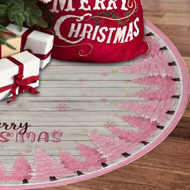 VIKAMA Weihnachtsbaum Rock in Rosa als Weihnachtsdekoration für dein Zuhause - Bild 1