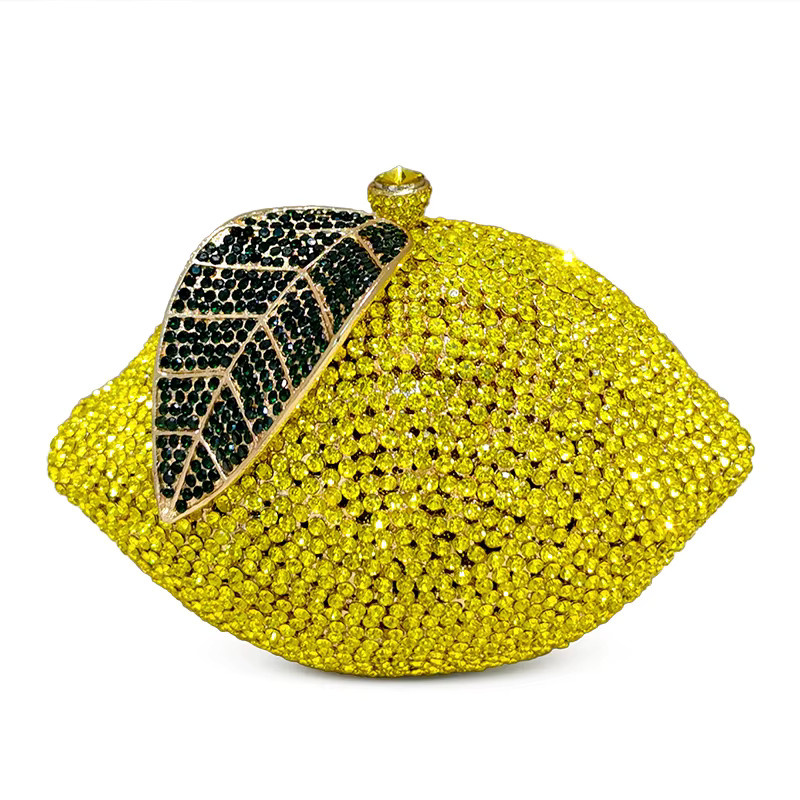 Alizekerr Abendtasche, Zitronenförmig, Diamant, Damen - Bild 3