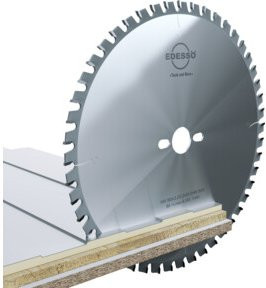 EDESSÖ Kreissägeblatt MULTImat Super-WZ Präzision für Holz und Kunststoff, Hartmetallbestückung, Farbe: Silber, Durchmesser: 450 mm, Breite: 3,5 mm, Schnittdicke: 2,5 mm, Bohrung: 30 mm, Zähnezahl: 66 - Bild 1