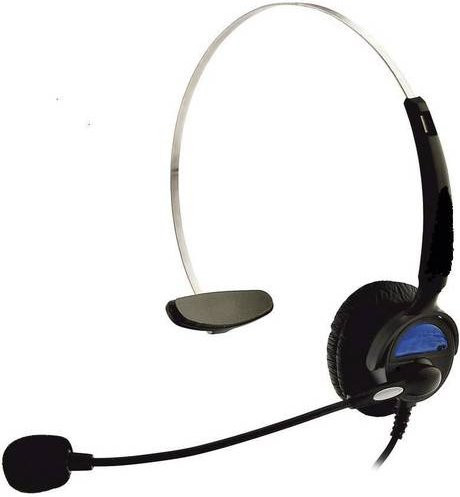 Basetech KJ-97 On-Ear Headset kabelgebunden Mono Schwarz mit 3,5 mm Klinkenanschluss - Bild 1
