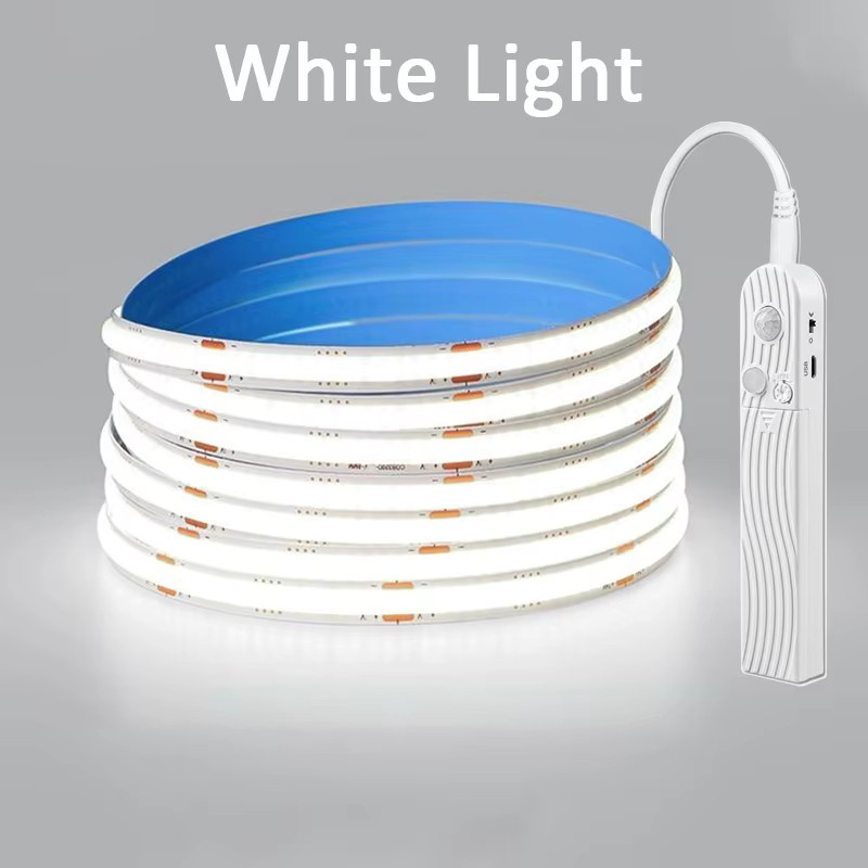 Mikenoon COB LED-Lichtleiste mit Bewegungsmelder, batteriebetrieben, weiß, 240 cm Länge - Bild 6