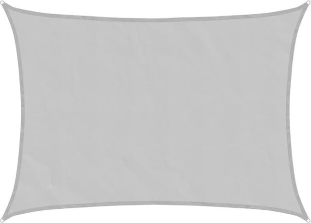 Furnicato Sonnensegel Grau aus Polyester-Oxford, Rechteckig, B x T: 8 x 6 m - Bild 1