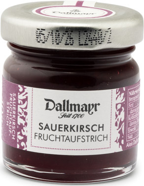Dallmayr Sauerkirsch Fruchtaufstrich 40 g - Bild 1