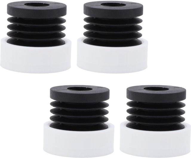 4 Stück Anti-Vibrationsfüße aus Gummi und ABS als rutschfeste Stoßdämpfer für A1 Mini in Weiß - Bild 1