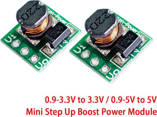 Si Tai&SH 5er Set Mini-Step-Up-Boost-Leistungsmodul DC-DC Spannungswandler für Arduino, Grün - Bild 1