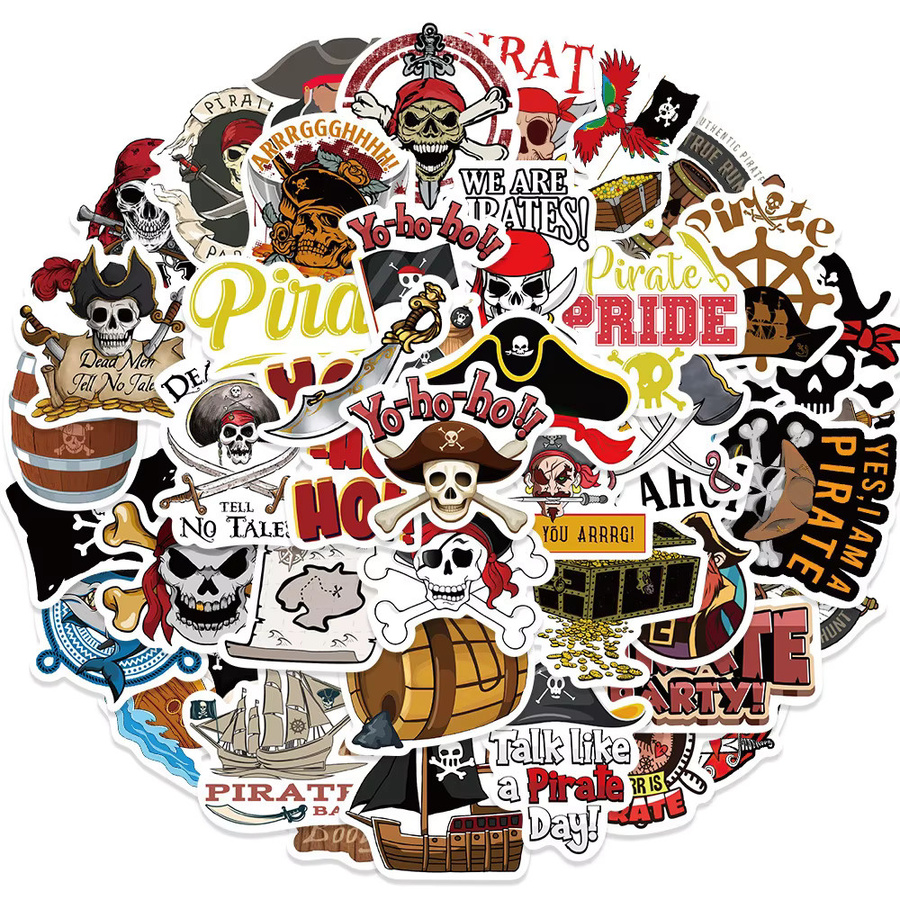 Disney Piraten Aufkleber-Set, Bunt / Mehrfarbig - Bild 2