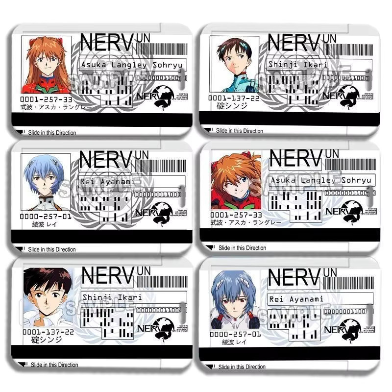 Bandai EVA Evangelion Charakterkartenhülle, Tragbarer Plastikkartenhalter - Bild 2
