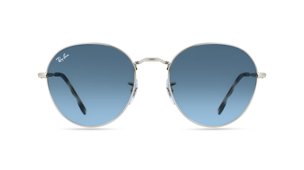 Ray-Ban RB 3582 DAVID Sonnenbrille, Vollrand, Panto, Metall, Unisex, Silber - Bild 1