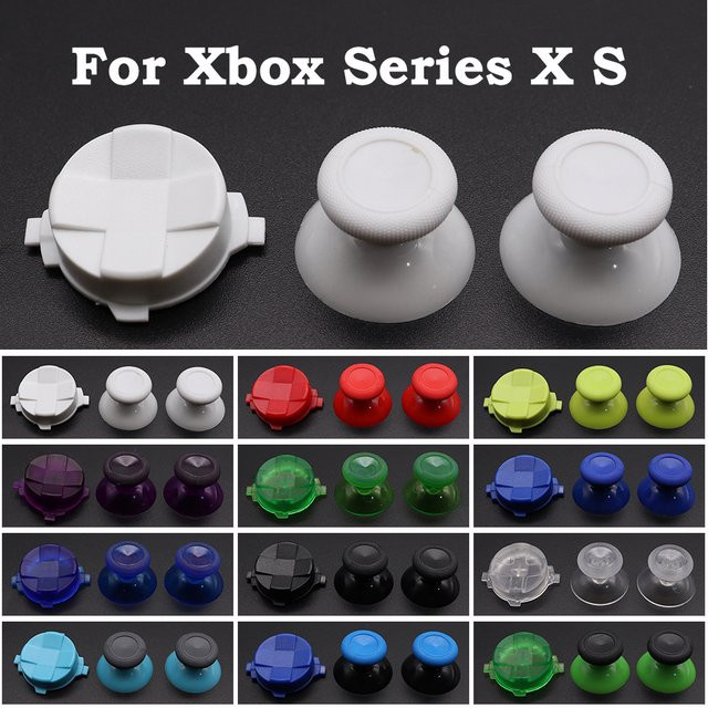 TingDong Controller Zubehör Set für Xbox Serie X S mit D-Pad Tasten und 3D Analog Thumb-Sticks Grip Joystick Kappen - Bild 1