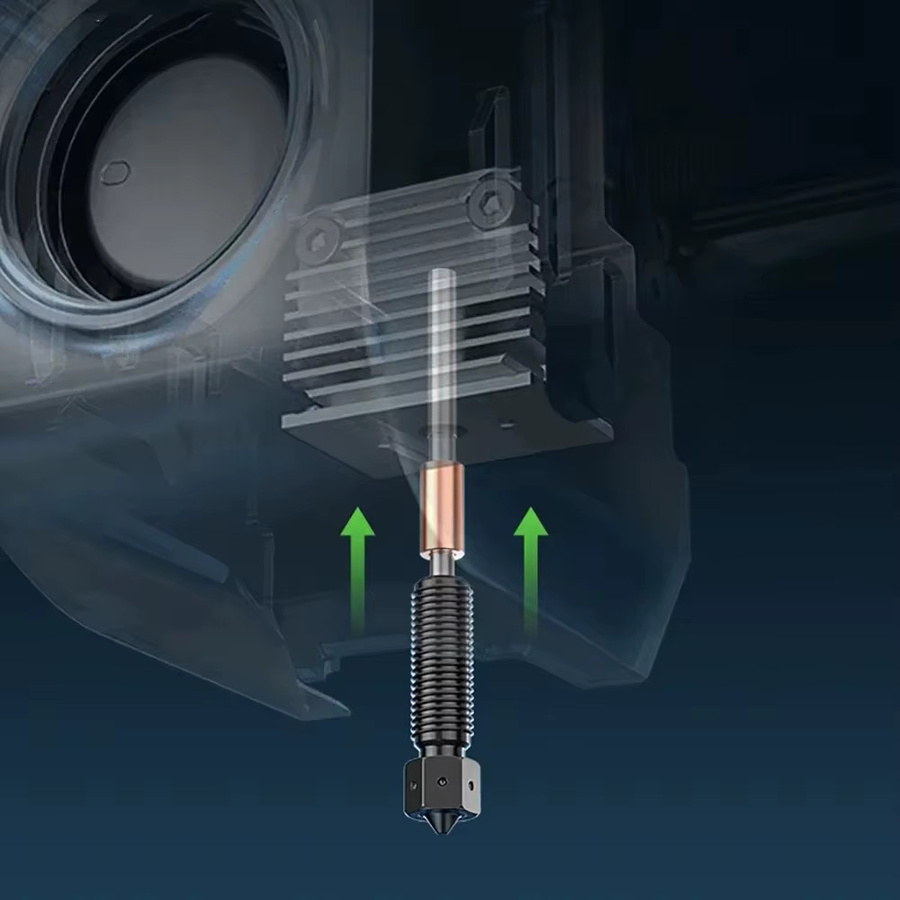 Creality K2 Serie E3D Obxidian Hochdurchsatz-Düsenbaugruppe für K2 Plus 3D-Drucker, erhältlich in 0,4mm, 0,6mm oder 0,8mm - Bild 2