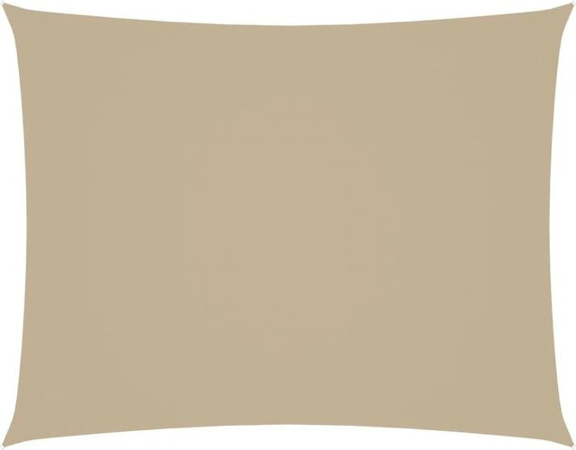 Furnicato Sonnensegel aus PU-beschichtetem Oxford-Gewebe, rechteckig, Beige, Breite: 35 m, Tiefe: 5 m - Bild 1