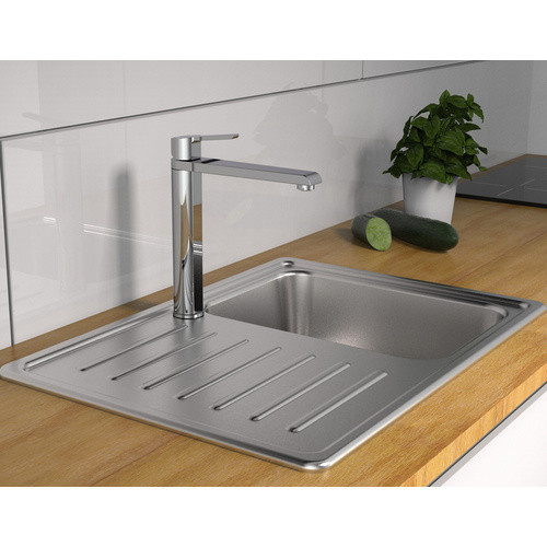 Schütte VITA Spültischarmatur aus Messing mit 360 Grad schwenkbarem Auslauf in Chrom Silber - Bild 3