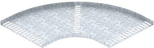 OBO Bettermann Bogen aus Metall in Silber, Breite: 20 cm, Höhe: 1,5 cm - Bild 1