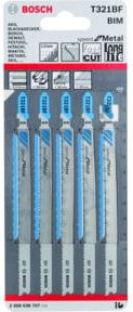 Bosch Stichsägeblatt T 321 BF Speed for Metal aus Bimetal in Silber - Bild 1