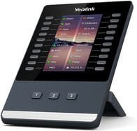 Yealink EXP43 Funktionstasten-Erweiterungsmodul für VoIP-Telefone in Schwarz und Grau - Bild 1