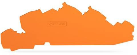 WAGO Abschlussplatte 2205-7692 in Orange, 100 Stück - Bild 1