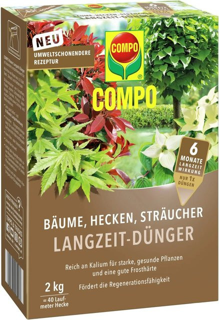 Compo Langzeit-Dünger für Bäume, Hecken und Sträucher, 2 kg - Bild 1