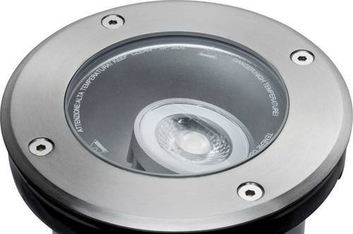 Paulmann Plug & Shine LED-Außeneinbauleuchte 93907, Silber, Warmweiß, Rund, für den Garten - Bild 1