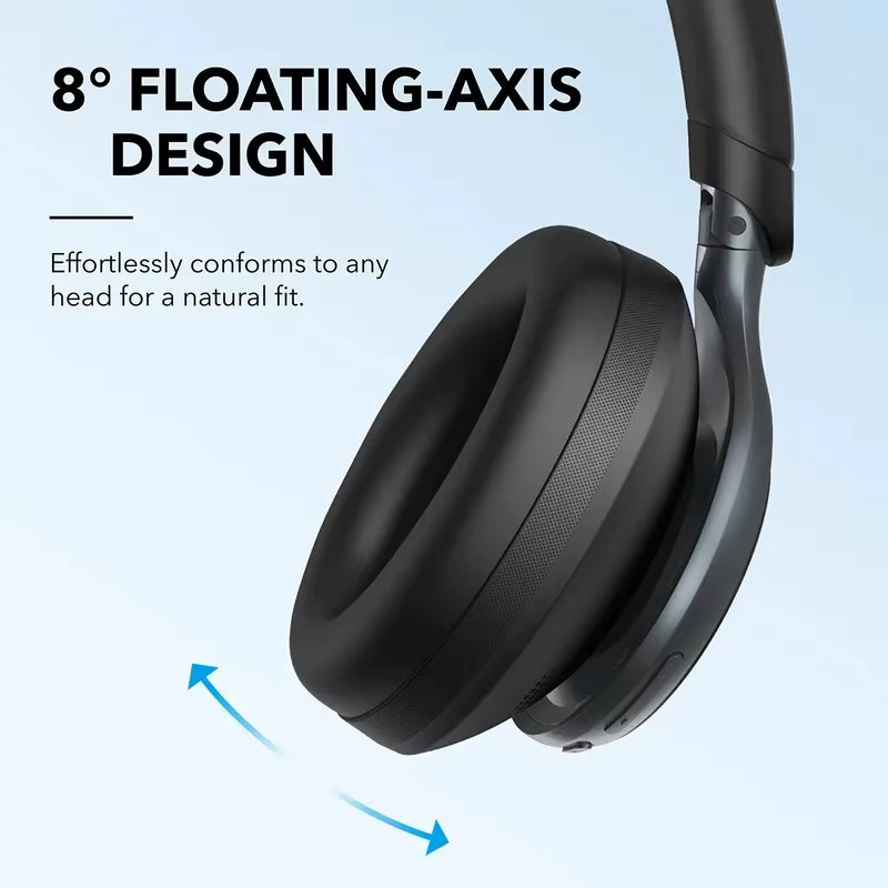 Soundcore by Anker Space One Kopfhörer mit aktiver Geräuschunterdrückung in Schwarz - Bild 6