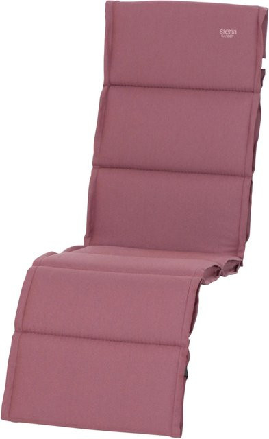 Siena Garden Relaxauflage Stella in Altrosa, gesteppt und wetterfest, B/T/H: 170 x 48 x 6 cm - Bild 1