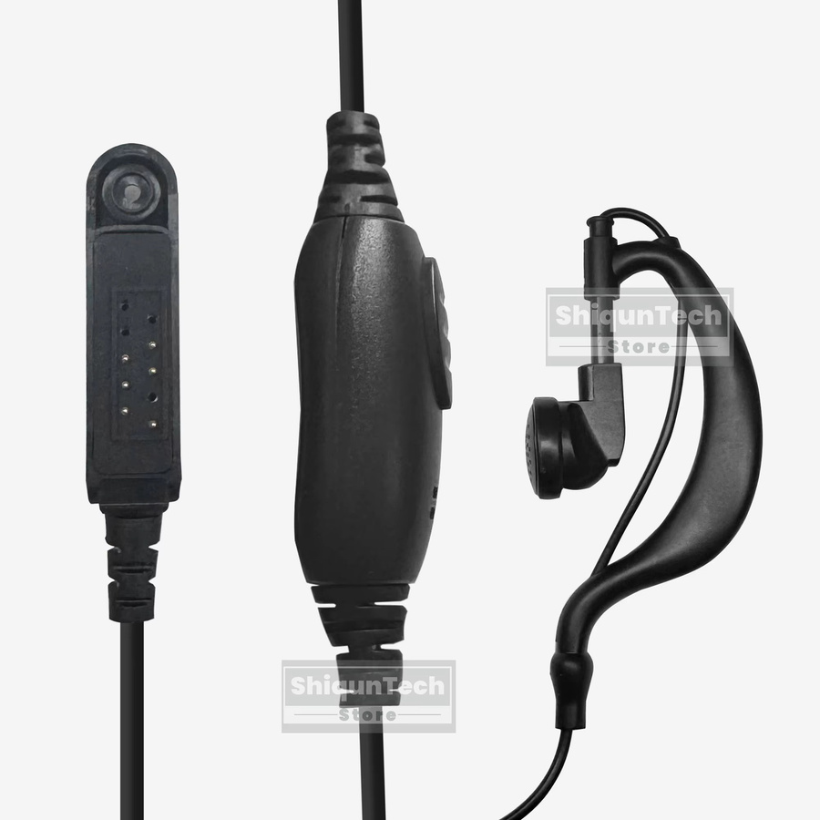 Baofeng UV-9R Wasserdichte Headsets in Schwarz für UV-9R Plus UV-68Pro Max V2 UV-XR Walkie Talkie und Funkgeräte - Bild 3