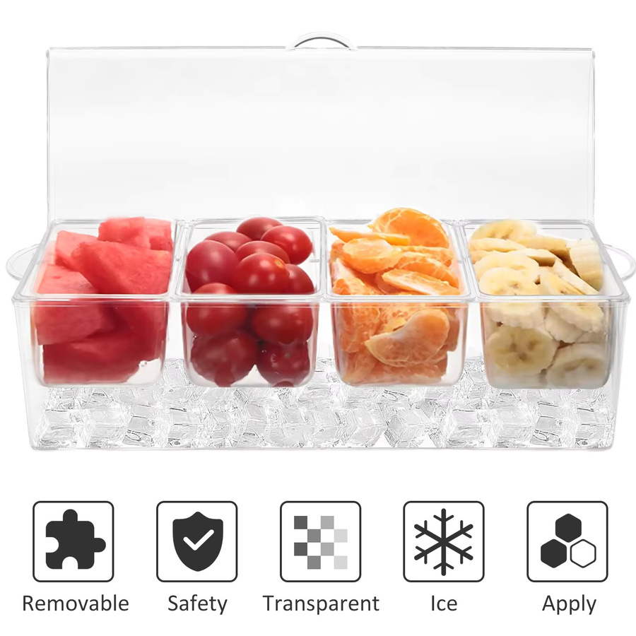 Willstar Gewürzgläser aus Glas mit Deckel, transparente Aufbewahrungsboxen für Gewürze, Zucker und Salz, Höhe: 14,0 cm, Breite: 38,5 cm - Bild 1